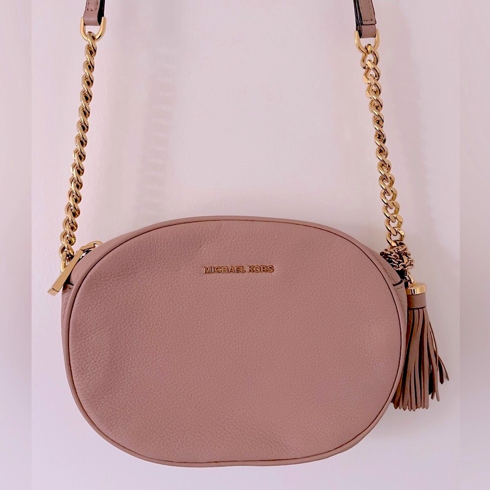 Michael Kors Small Mini Oval Camera Crossbody Bag